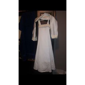 Girls white dress